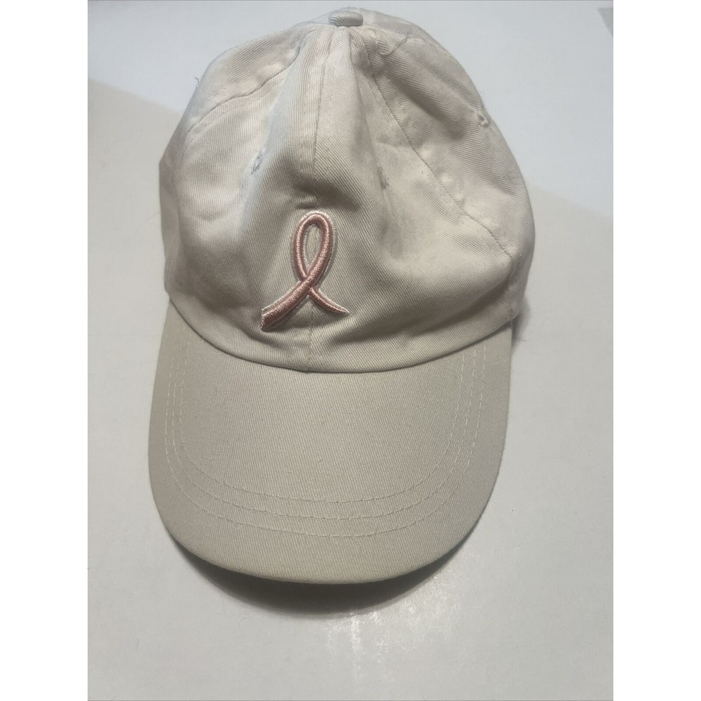 White breast cancer awareness  Adjustable Baseball Cap hat Pink Stuff Official